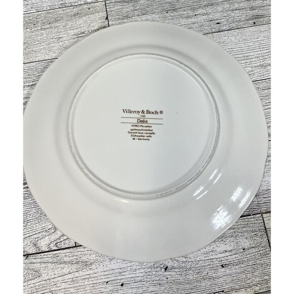 Two Villery & Boch Delia Salad/ Side Plates W.Germany - Picture 4 of 8